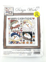 Janlynn Design Works Cross Stitch Happy Everything 4 Snowmen JAS-45 999-... - £9.40 GBP