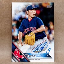 2016 Topps #90 Koji Uehara SIGNED Boston Red Sox Autograph Card - £10.35 GBP