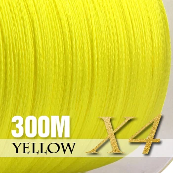 SIECHI Braid Fishing line 300M 4 Strands Multifilament Fishing Wire Carp Fishing - $35.23