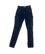 Garage Women&#39;s High Rise Cargo Jeans Size Juniors 1 Skinny - $172.56 MXN