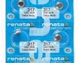 Renata 317 SR516SW Batteries - 1.55V Silver Oxide 317 Watch Battery (10 ... - $7.95