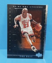 2000 Upper Deck Michael Jordan NBA Legends The Best #85 Chicago Bulls GOAT - £2.35 GBP