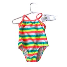 New Ocean Pacific Girls Infant Baby Size 3 6 months 1 Piece Swimsuit Bathing Sui - £7.90 GBP