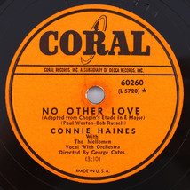 Connie Haines - No Other Love / La Vie En Rose 1950 78 rpm Shellac Record 60260 - £8.42 GBP