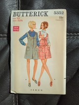 Misses Pant Jumper Scoop Neck Size 10 Butterick 5352 Sewing Pattern VTG 60&#39;s UC - £22.69 GBP