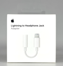 OEM Apple Lightning to Headphone 3.5mm Jack Adapter - White MMX62AM/A - £11.82 GBP