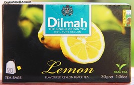 Dilmah Lemon Tea - 20 Tea bags - £13.14 GBP