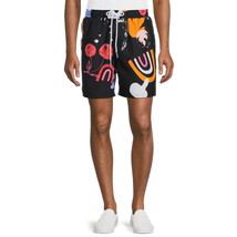 No Boundaries Men&#39;s Doodle Printed Shorts, Multicolor Size 2XL (44-46) - £15.50 GBP