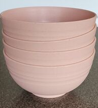 Four (4) ~ Natural ~ Organic ~ Wheat Straw Fiber ~ PINK Speckled ~ 24 Oz... - $24.00