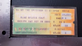 BLUE OYSTER CULT / RAINBOW - VINTAGE LAMINATED OCT. 04, 1980 CONCERT TIC... - $20.00