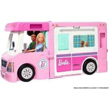 Barbie 3-in-1 DreamCamper Vehicle With Pool &amp; Accessories (GHL93) Gift Set - £178.30 GBP