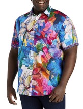 Robert Graham Sip N Dip  NWT Vibrant Tropical Themed Short Sleeve Medium  Size - £194.34 GBP