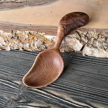 Handcrafted exclusive walnut wood scoop Kitchen scoop  Art for kitchen  - £35.26 GBP