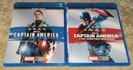2 Blu-rays - Captain America: The First Avenger + Winter Soldier - Marvel - £6.17 GBP