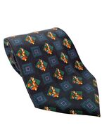 Disney Winnie The Pooh Tigger Eating Honey Green Blue Squares Novelty Ne... - $317.94 MXN