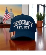 Democracy Embroidered Hat, Anti Trump Cap, Protest Against Dictatorship ... - $27.39 CAD
