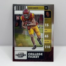 2022 Panini Chronicles Contenders Optic College Ticket Drake London #12 - £1.54 GBP