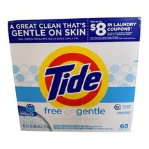 Tide Free and Gentle Laundry Detergent Powder 68 Loads 95 oz Read - $75.05