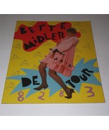 Bette Midler Concert Tour Program Vintage 1983 De Tour Near Mint - €25,72 EUR