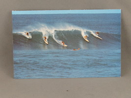 Vintage Postcards - surfers in Hawaii - Hawaiian Service Inc - £11.27 GBP