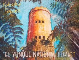 Yokahu Tower El Yunque National Forest 3D Fridge Magnet - £5.10 GBP