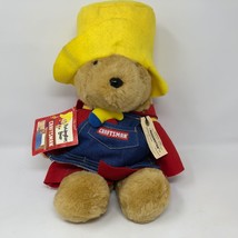 VTG Paddington Bear 13&quot; Darkest Peru EdenToys Plush Craftsman Overall Tools - £18.50 GBP