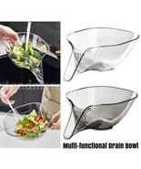 Multi-functional Drain Bowl Drain Basket Fruit Drain Wash Tool Kitchen - $11.87