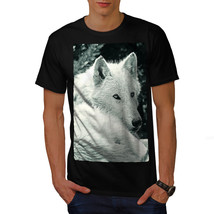 White Wolf Look Shirt Predator Dog Men T-shirt - £10.38 GBP