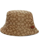 Coach Khaki Beige Signature Cotton Poly Blend Bucket Hat, XS/S Small, 19385 - $175.35 CAD