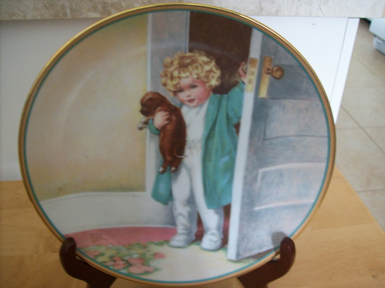 Primary image for Hamilton Collection 1986 “Good Morning” Collector’s Plate