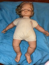 Vintage 1986 Pouty Baby 20&quot; Doll Playmates Lowest $ &amp; Free Mattel Silvia Doll - £27.73 GBP