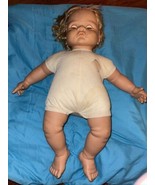 VINTAGE 1986 POUTY BABY 20&quot; doll PLAYMATES lowest $ &amp; free Mattel Silvia... - £27.76 GBP
