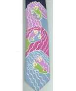 COLLECTORS!  Paulette Lust 60s Psychedelic Faces Silk Tie - $149.99