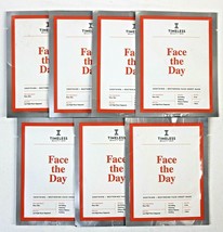 Lot Of 7 Timeless Beauty Bar Face The Day Soothing Restoring Face Sheet Mask - £11.78 GBP