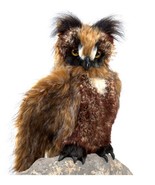 NEW W/Tag Folkmanis Great Horned Owl Hand Puppet 180 Degrees Head Plush ... - $66.32 CAD