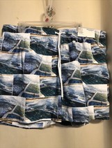 5C NWT Arizona Men&#39;s XL Swim Trunks Beach Ocean Water Scenes - £7.50 GBP