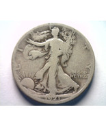 1921-S WALKING LIBERTY HALF DOLLAR GOOD G NICE ORIGINAL COIN FROM BOBS COINS - $95.00