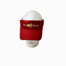 Pine Valley Golf Club Hook &amp; Loop Visor/Cap/Hat Unisex One Size Red Mast... - £15.75 GBP