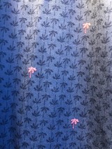 NWT Ladies GREG NORMAN Blue Navy Hot Pink Palm Tree Sleeveless Golf Shirt - XL image 2