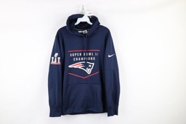 Nike Mens Small Super Bowl LI Champions New England Patriots Football Hoodie - $44.50