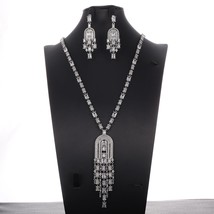 jankelly  African 2pcs Bridal Zirconia Jewelry Sets For Women Party, Dubai Niger - £111.81 GBP