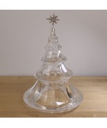 Large Glass Christmas Tree Hawthorne Village Thomas Kinkade Holiday Refl... - $44.54