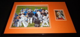 Mark Trumbo Signed Framed 11x17 Fight Photo Display Baltimore Orioles - $69.29