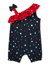 Way to Celebrate Baby Girls Flutter Romper Junpsuit Size 18 Months - £15.97 GBP