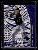 2021 Panini Chronicles Revolution Fractal Trevor Story Colorado Rockies #9 - £1.41 GBP