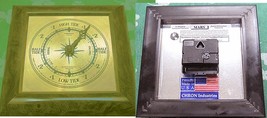 Clock tidal vintage brueller   kreissman industruments plastic framed  thumb200