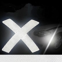 2Pcs Car Reflective Strip Stickers Warning Light Reflector for  XJ Guitar X-Type - £72.95 GBP