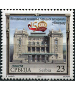 Serbia 2018. National theatre in Belgrade (MNH OG) Stamp - £0.76 GBP