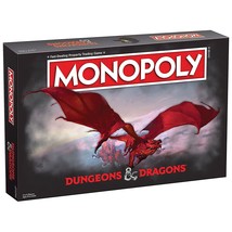 Monopoly Dungeons &amp; Dragons | Collectible Monopoly Featuring Familiar Lo... - £55.63 GBP
