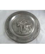 Vintage  Pewter Plate Hendrick Sorgh 1611-1670 Der Lauternspieler WMF Zinn - $29.78 CAD